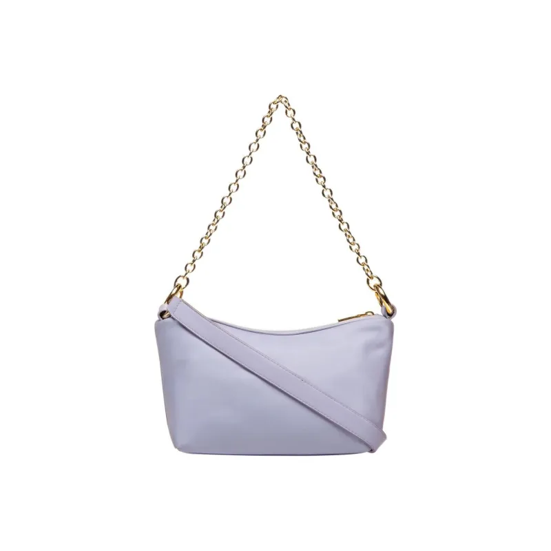BALLY Closure Recycled Nylon With Recycled Leather Detail Handbag, Shoulder Bag, Crossbody Bag Women's Lilac Purple-1