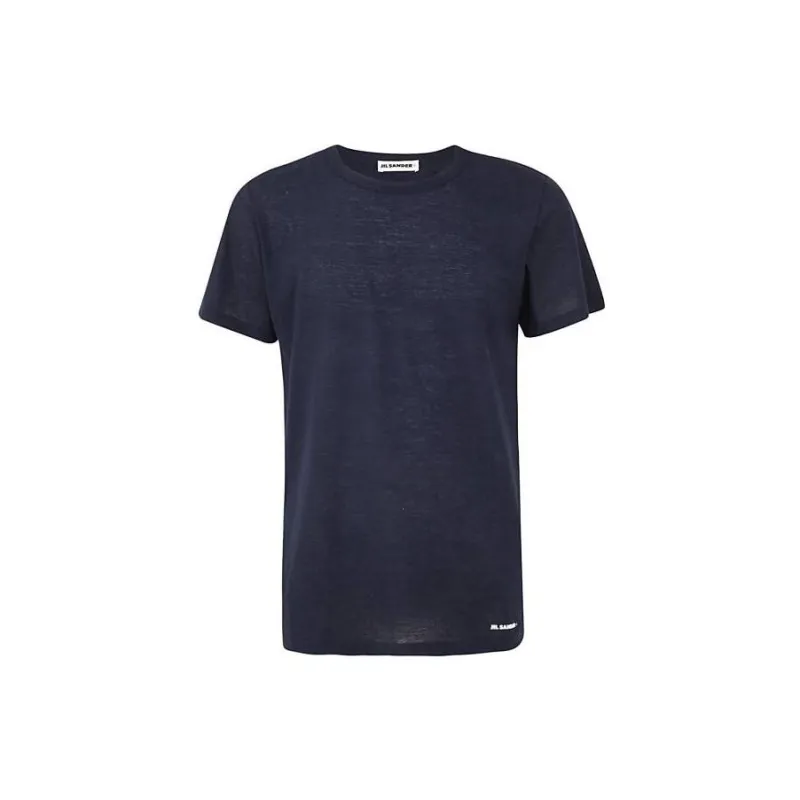 JIL SANDER + Logo Printed Crewneck T Shirt-0