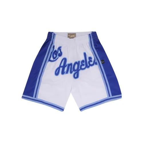 Mitchell Ness Basketball Shorts Unisex Blue/White