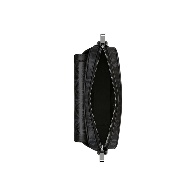 DIOR Hit The Road Canvas With Smooth Cow Leather Messenger Bag Shoulder Bag Crossbody Bag Men's Black-4