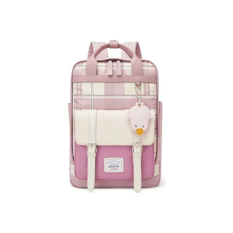 SOSITE Nylon Laptop Bag Backpack Regular Women's Khaki-0