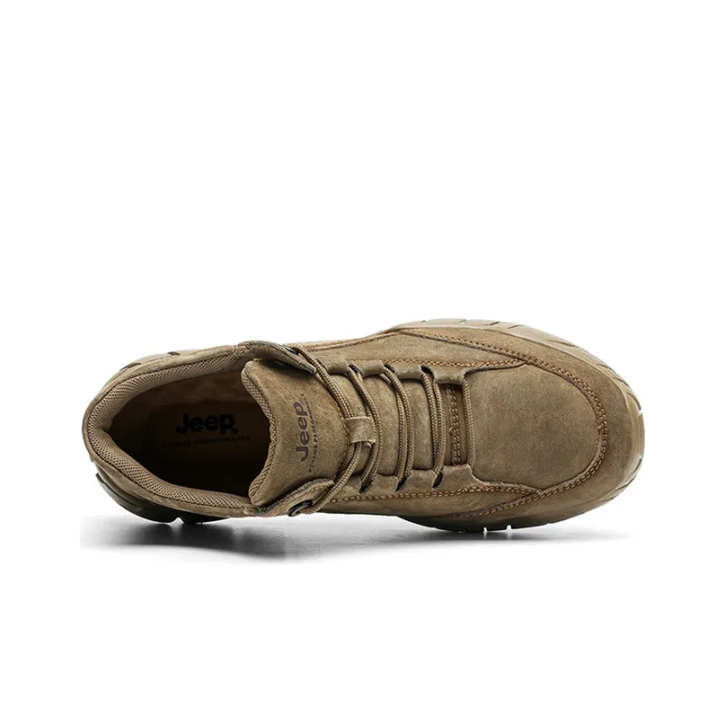 Jeep Cushioned Slip Resistant Warm Mid Top Hiking Shoes Unisex-3