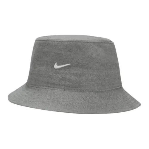 Nike Polyester Bucket Hats Unisex Haze Gray