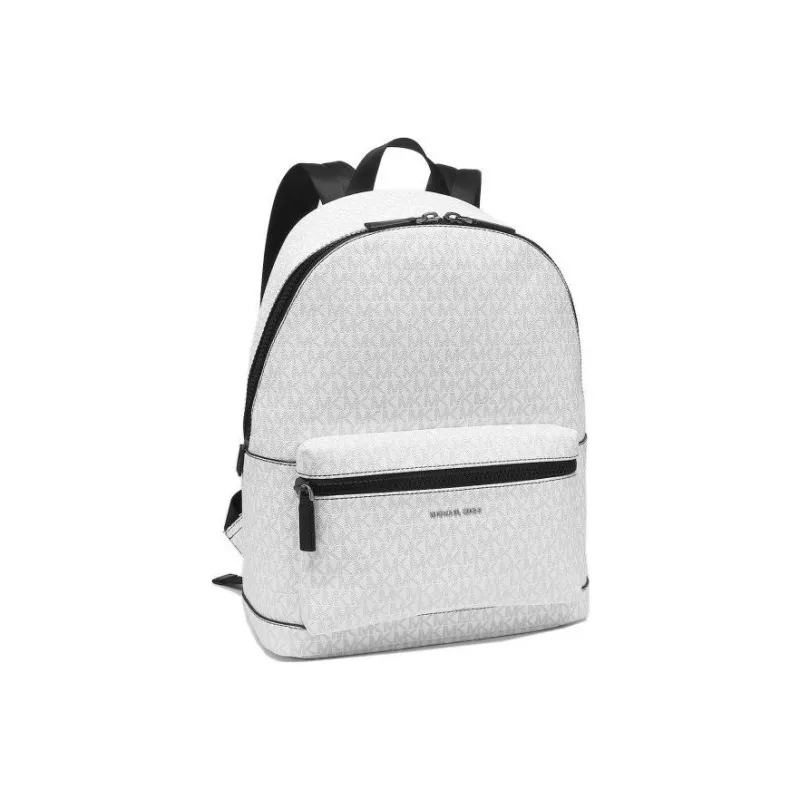 MICHAEL KORS MK Cooper Canvas Backpack Tubas Unisex White-2