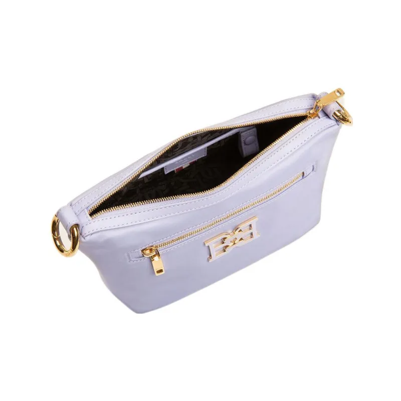 BALLY Closure Recycled Nylon With Recycled Leather Detail Handbag, Shoulder Bag, Crossbody Bag Women's Lilac Purple-3