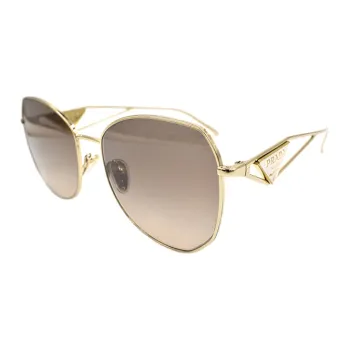 PRADA Logo plaque Oversized frame Sunglasses