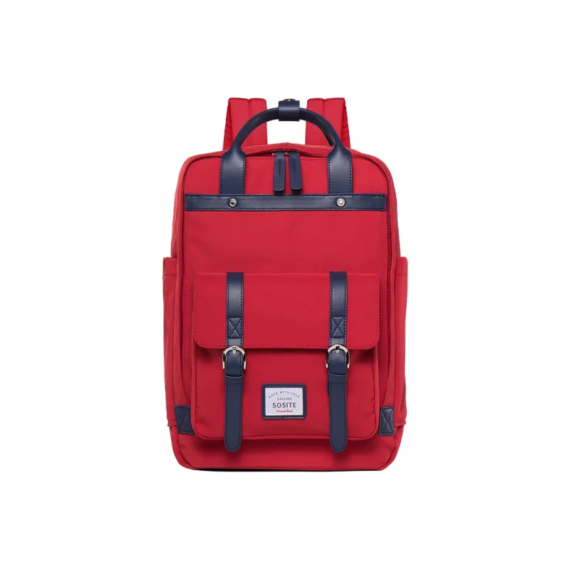 SOSITE Nylon Backpack Regular Unisex Almonds, Coconut Ash, Mango, Watermelon, Strawberry, Blackberry-0