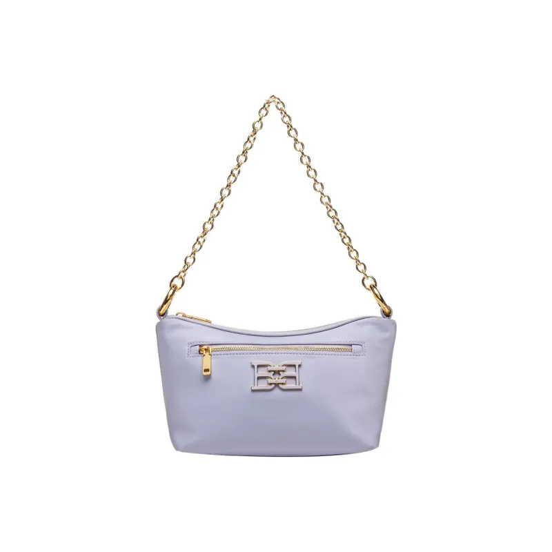 BALLY Closure Recycled Nylon With Recycled Leather Detail Handbag, Shoulder Bag, Crossbody Bag Women's Lilac Purple-0