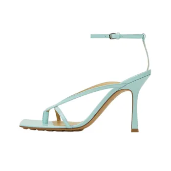 Bottega Veneta One Strap Sandals 9cm Women's Light Blue