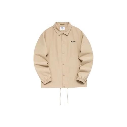 Erke Jackets Unisex Beige Khaki