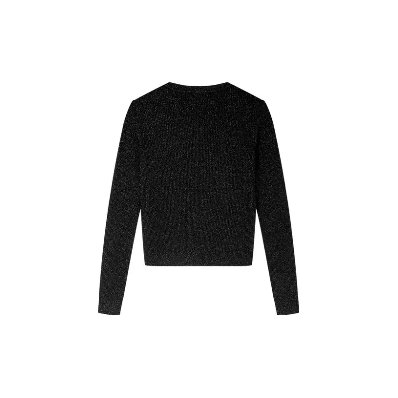 DKNY FW22 Slim Fit Knitwear Women's Black-1