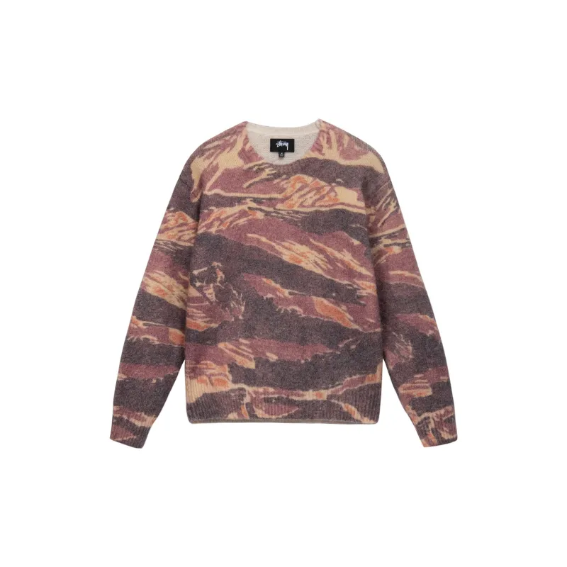 Stussy Tigris Print Sweater S - POIZON