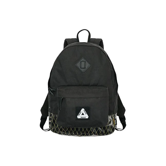 PALACE Canvas Blended With Cotton Backpack Regular Unisex Black-0