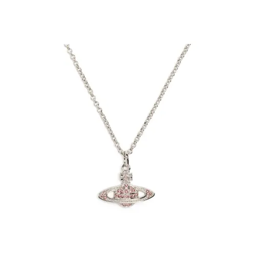 Vivienne Westwood Tiny Orb 'Silver Pink' Women's Necklace