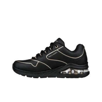 Skechers Uno 2 Cushioned Slip-Resistant Low-Top Sports Casual Shoes Women's Black
