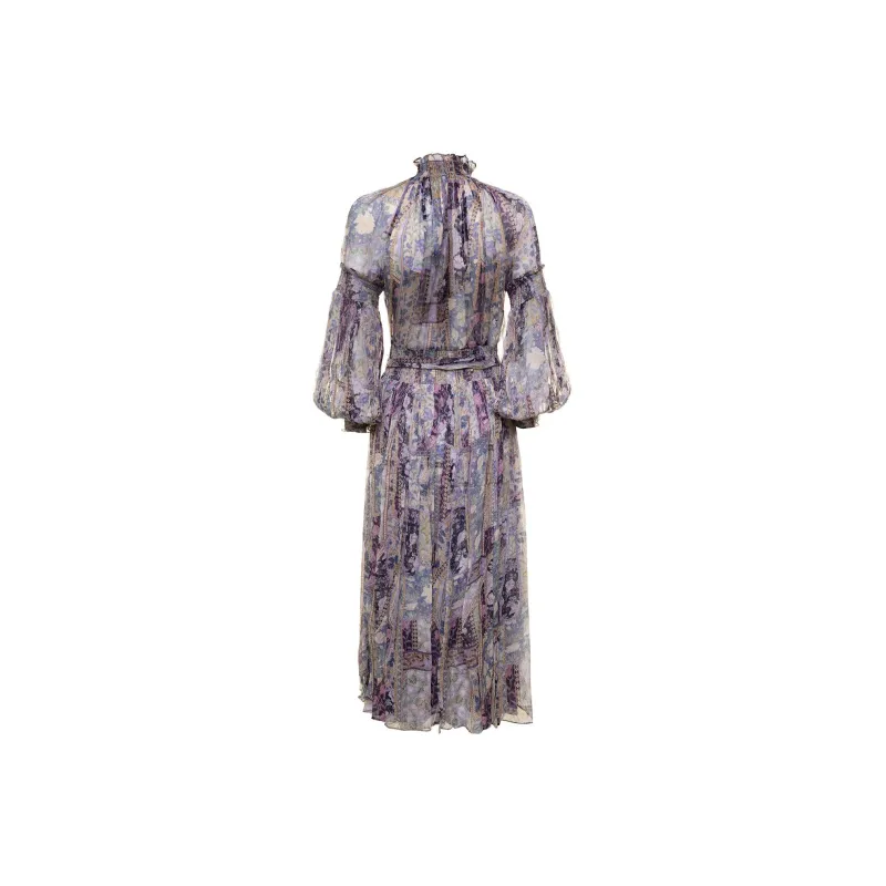 Zimmermann Long-Sleeved Dresses Women's Purple-1