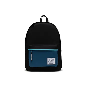 Herschel Polyester Backpack Extra Large Unisex Black & Dark Blue