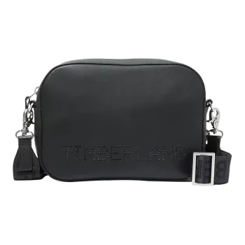 Timberland Leather Shoulder Bag Crossbody Bag Women's Black