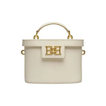 BALLY Calfskin Handbag Shoulder Bag Crossbody Bag Women's White