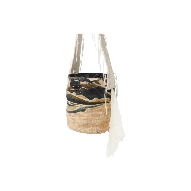 Chloe Wool Knitted Nappa Lambskin Bucket Bags Crossbody Bag Shoulder Bag Women's Multicolor-3