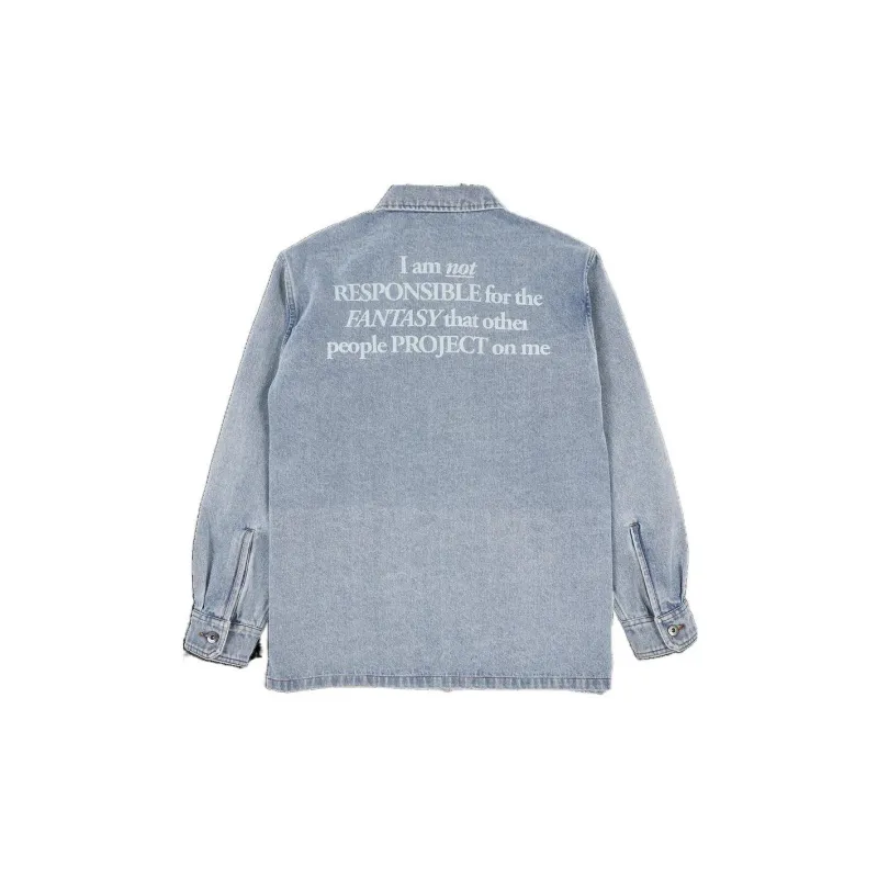PLEASURES Mentor Denim Work Jacket-1