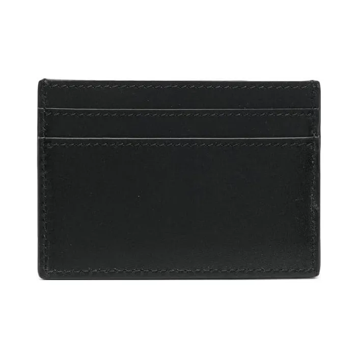 FANSIZHE Calfskin Card Holder Wallet Women's Black-1