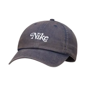 Nike Cotton Baseball Caps Unisex Obsidian Color