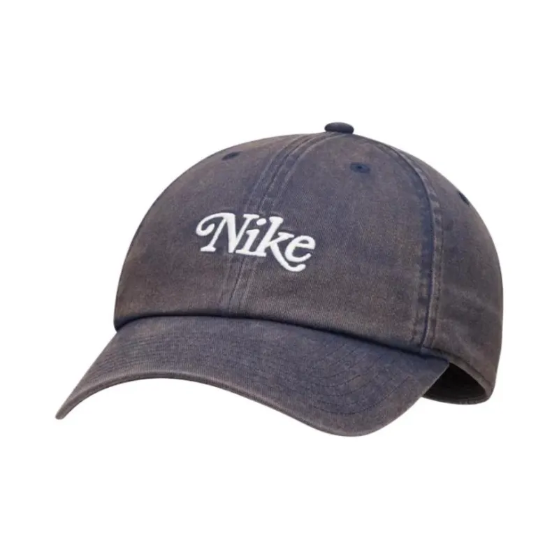 Nike Cotton Baseball Caps Unisex Obsidian Color-0