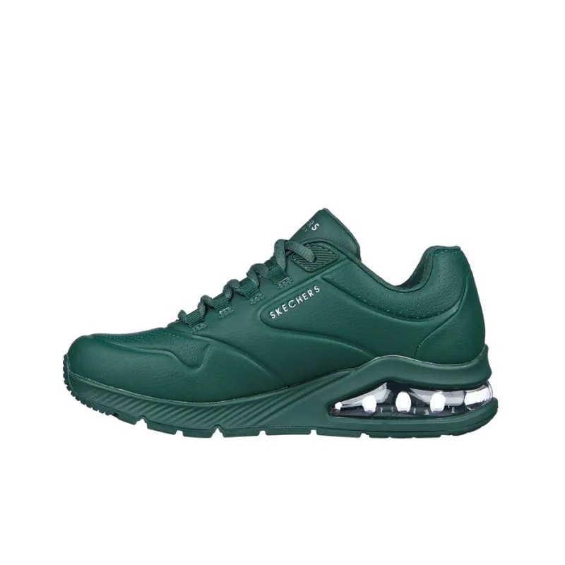Skechers Uno 2 - Air Around You Cushioning Anti-Slip And Wear-Resistant Low-Top Sports Casual Shoes Women's Green-0