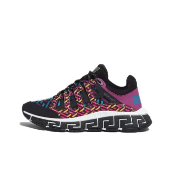 FANSIZHE Trigreca Slip Resistant, Abrasion Resistant, Breathable Low Top Sports Casual Shoes Men's Black Purple