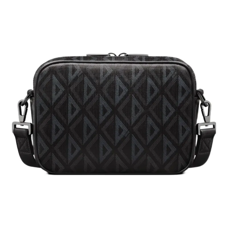 DIOR Hit The Road Canvas With Smooth Cow Leather Messenger Bag Shoulder Bag Crossbody Bag Men's Black-2