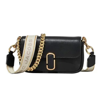 MARC JACOBS Smooth Leather Crossbody Bag Shoulder Bag Mini Women's Black