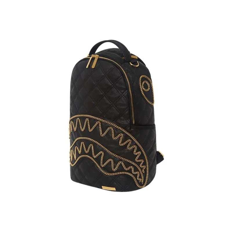SPRAYGROUND PU Backpack Tubas Unisex Black-1