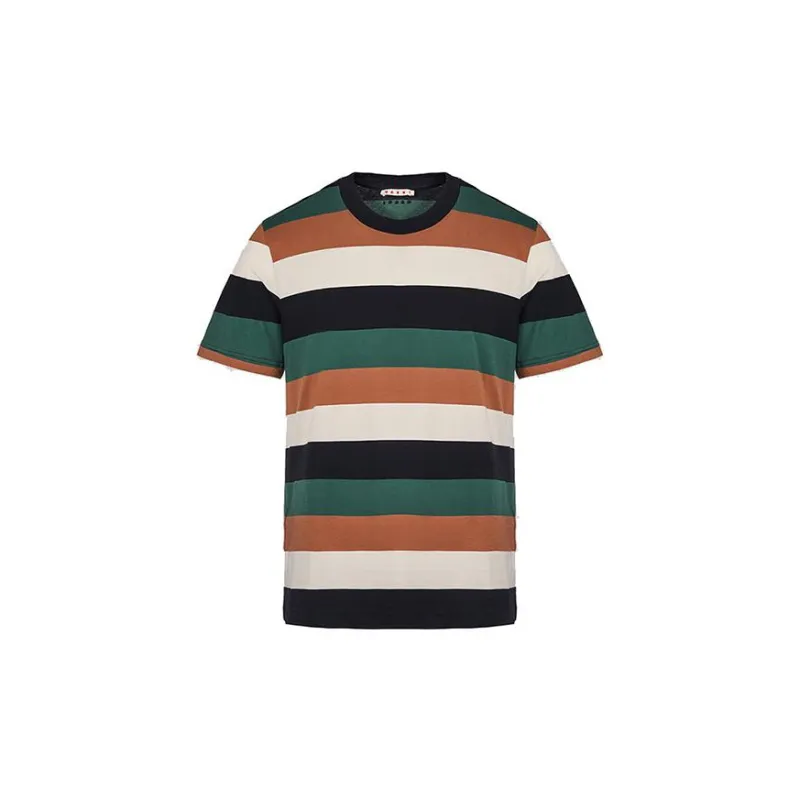 MARNI Striped Crew Neck T shirt-2
