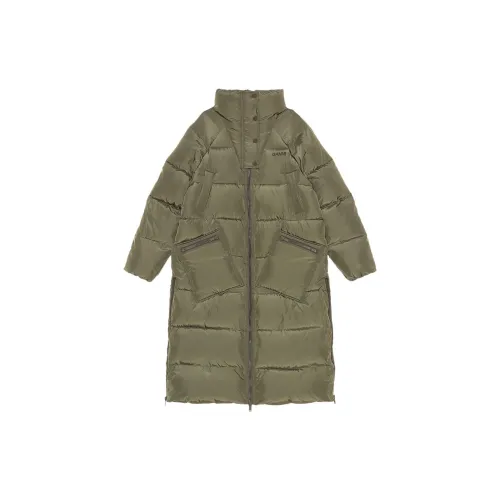 GANNI Jackets Women's Olive Green