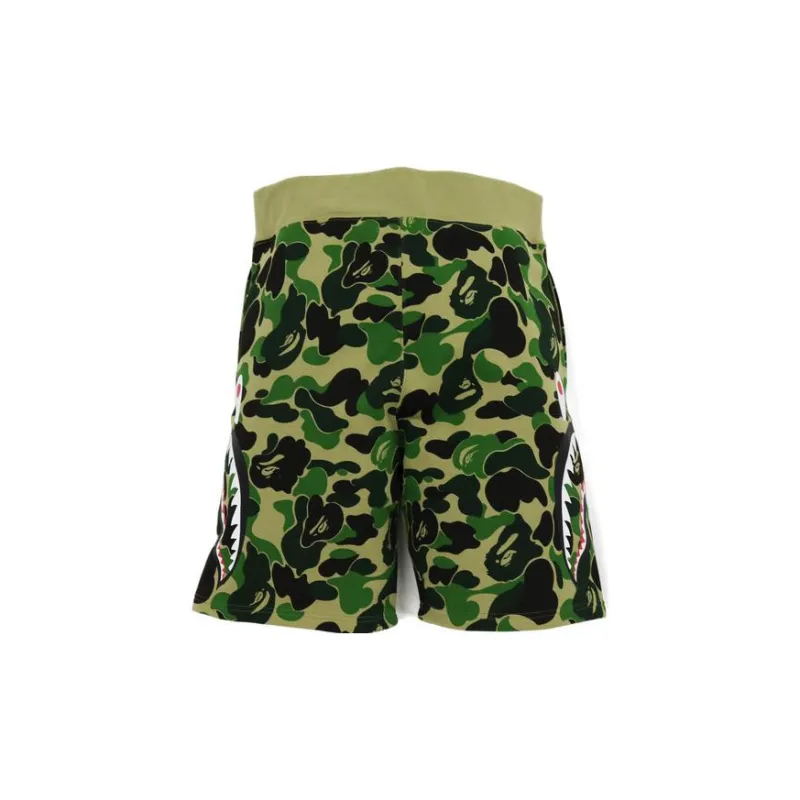 Bape Big Abc Camo Side Shark Sweat Shorts-3