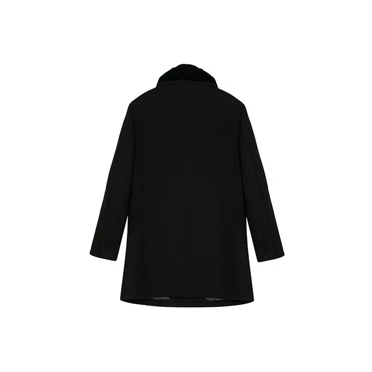 DAVID NAMAN Coats Men Black-1
