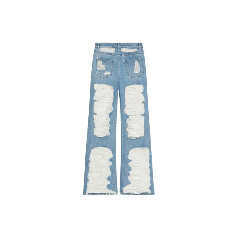 Givenchy Extra Wide Jeans With Workwear Patch 'Light Blue'-1