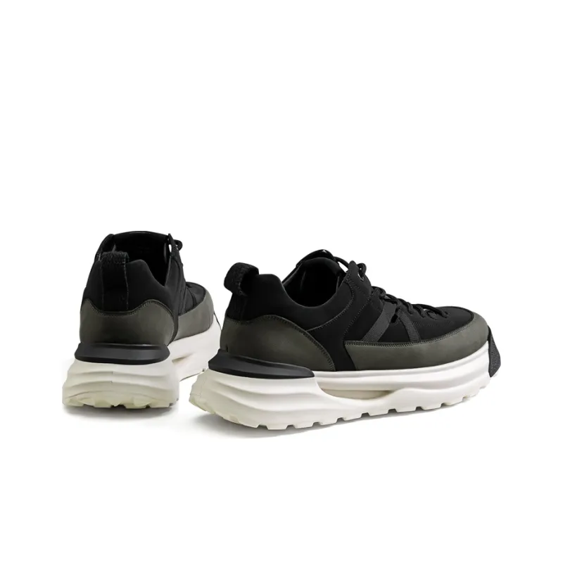LEAVELAND Casual Shoes Men Low Top Earth Yellow/Black-7