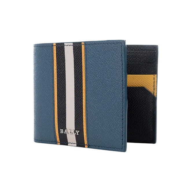 BALLY Wallet Small Size Unisex Jadeite Blue-1