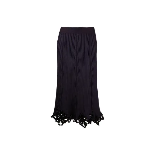 JIL SANDER Lace-hem Skirt