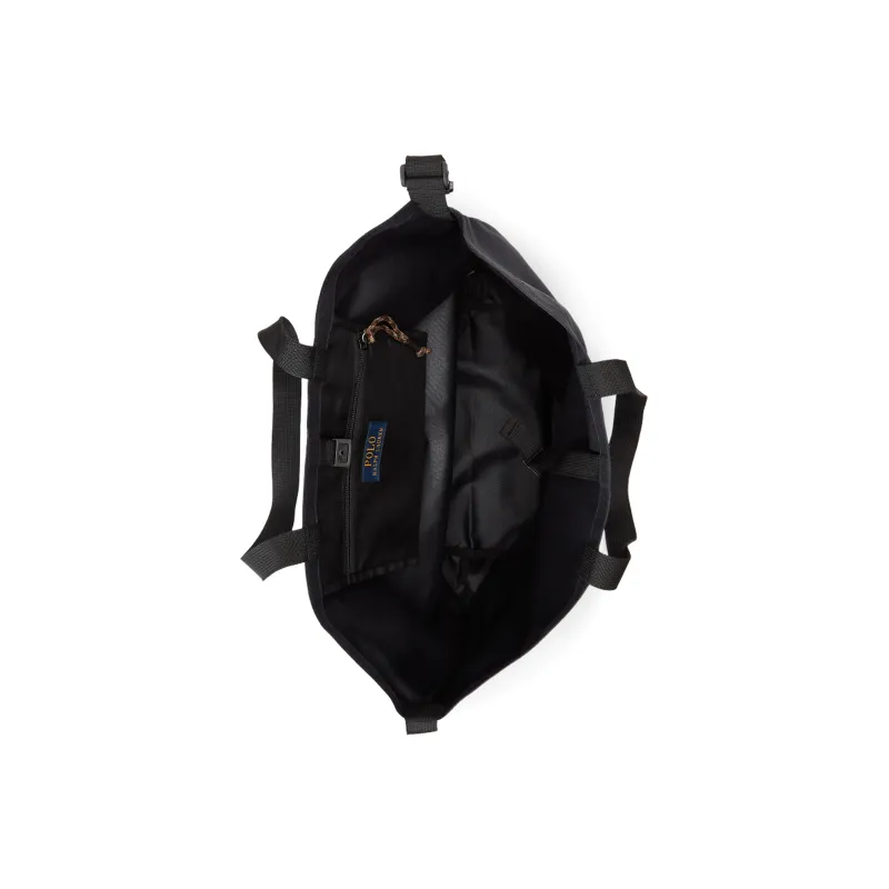 Polo Ralph Lauren Canvas With Fabric Tote Bag Shopping Bag Canvas Bag Shoulder Bag Crossbody Bag Handbag Men's Blue-3