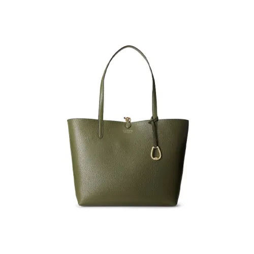 Polo Ralph Lauren Tote Bag Shopping Bag Handbag Women's Army Green
