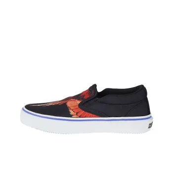 MARCELO BURLON COUNTY OF MILAN Low Top Stylish Skateboarding Shoes Men's Black