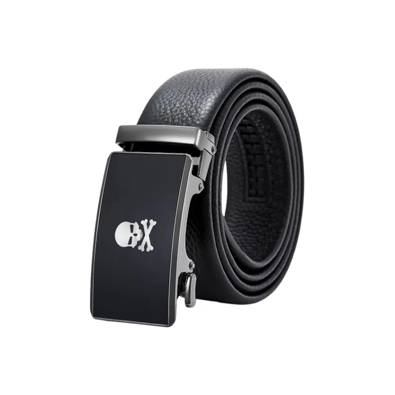 NINE NAIL Leather Belts Men-5