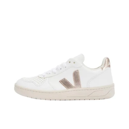 VEJA V12 Metallic Leather Sneakers