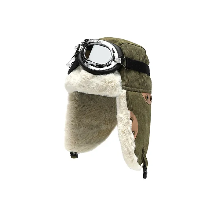 FREE RABBITⅡ Cotton Trapper Hats Unisex-10