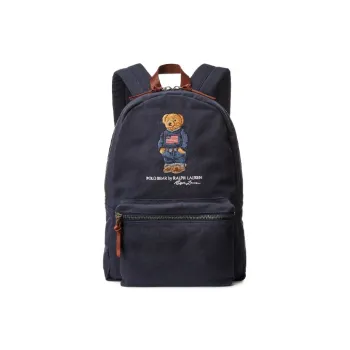 Polo Ralph Lauren Canvas With Fabric Backpack Regular Men's Dark Blue