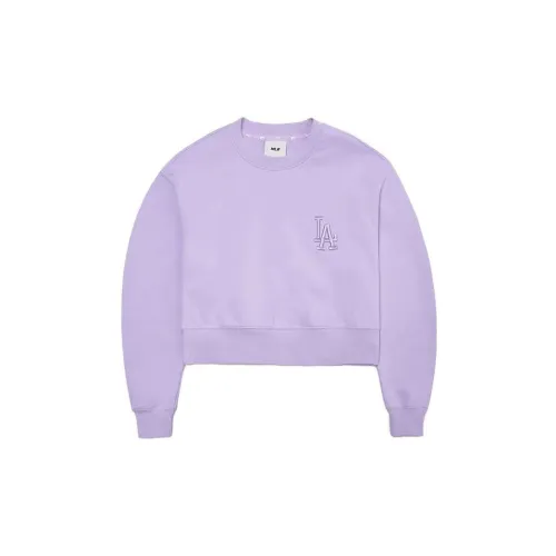 MLB Sweatshirts Women's Light Purple