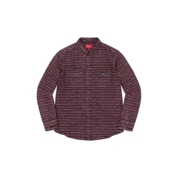 Supreme Multi Type Jacquard Denim Shirt - POIZON 